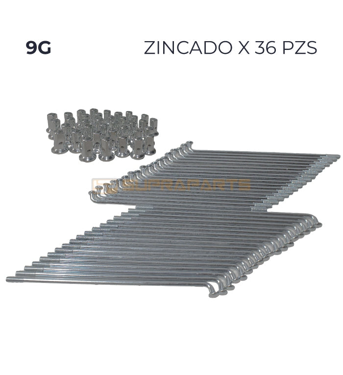 BF.1.2. KIT RADIOS Y CABEZAS ZINCADOS 100cc (BF0600)